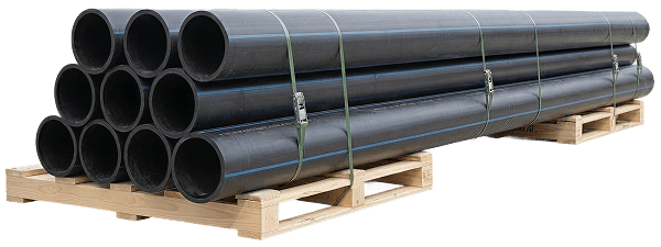 HDPE pipes and fittings for industrial piping systems